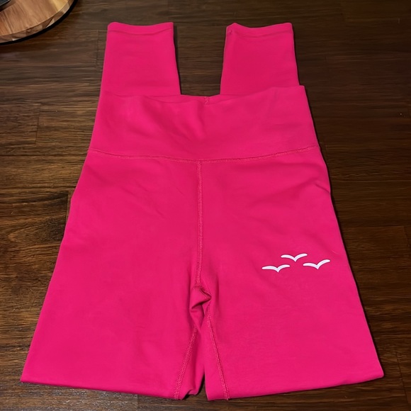 NWT LAZYPANTS Lazy Legs Hot Pink High Waisted Leggings - Medium - Picture 3 of 9